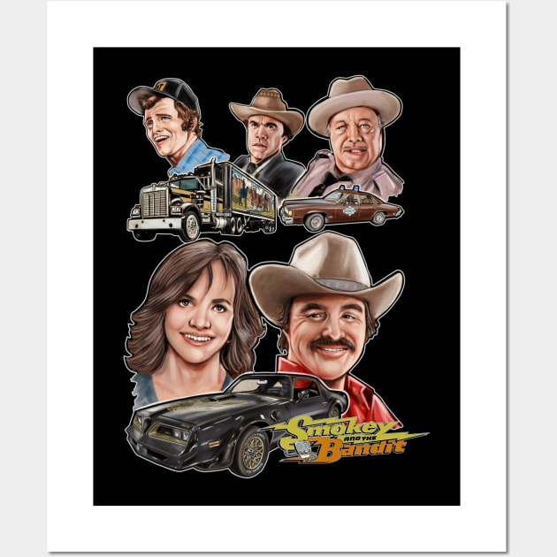 Smokey and the bandit Wall Art by den.make